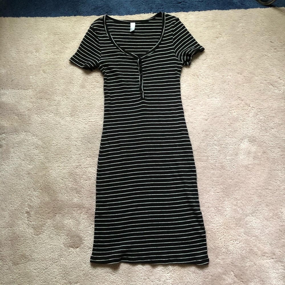 American apparel striped dress